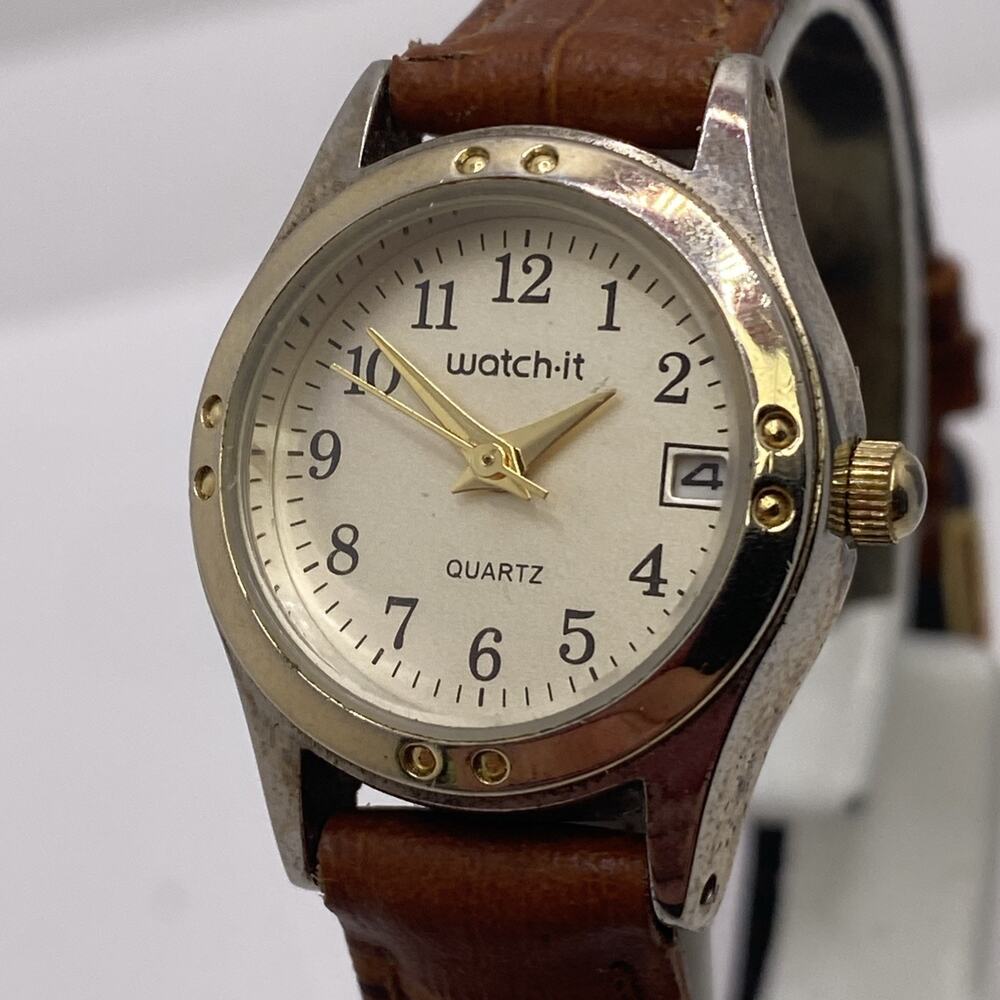 Watch It Womens Date Watch Works New Battery